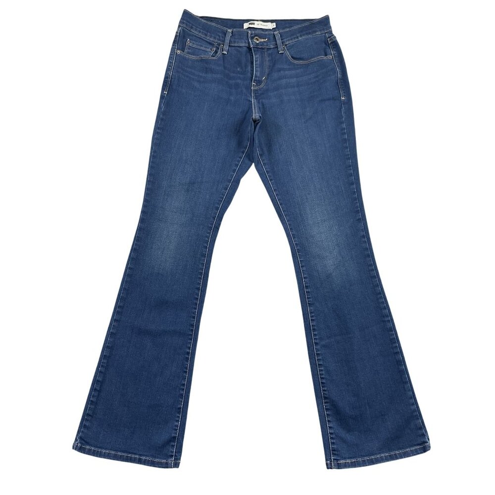 Levi's 515 Jeans Womens 4 Blue Bootcut Mid Rise Medium‎ Wash Denim